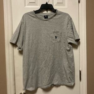 L US Polo ASSN Grey Tee